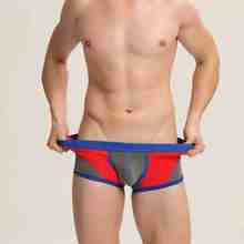 1pcs/lot wholesale New Brand underwear men comfortabel cotton men boxer men underwear SIze M L XL XXL 6 colors ceucas