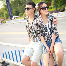Chaquetas Mujer 2015 New Arrival Summer Casaco Baseball Couples Camouflage Thin Coat Slim Sunscreen Korean Chaquetas