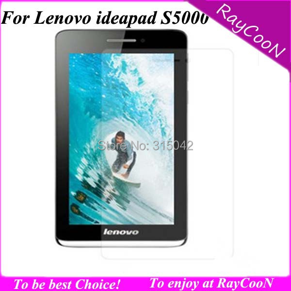 free ship 100pcs high clear screen film cover for Lenovo ideatab s5000,screen protector guard for lenovo s5000,opp bag packing