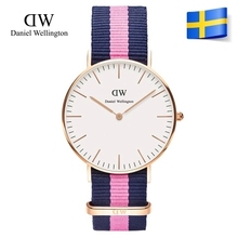 Top Brand Luxury Style Daniel Wellington Watches DW Women’s Watch Nylon Strap Military Quartz Wristwatch Clock Relo