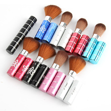 Wholesales Portable Pro Leopard Beauty Makeup Cosmetic Face Cheek Foundation Powder Brush FreeShipping