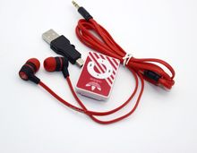 Wholesale MINI Clip MP3 Player With Micro TF/SD Card Slot With Cable/USB+High Quality Earphone Music players free shipping