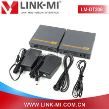 LINK-MI LM-DT206 HD Video 1080P 60Hz 200m VGA Extender Over Single Cat6 Cable With 3.5mm Stereo Audio