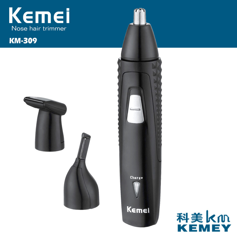 T133 kemei 3 in 1 rechargeable electric nose font b hair b font trimmer women face