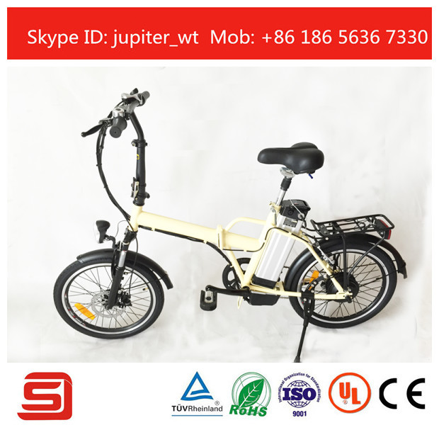 36V 10AH Li ion Battery Folding Electric Bicycle With LED Display JSE 12