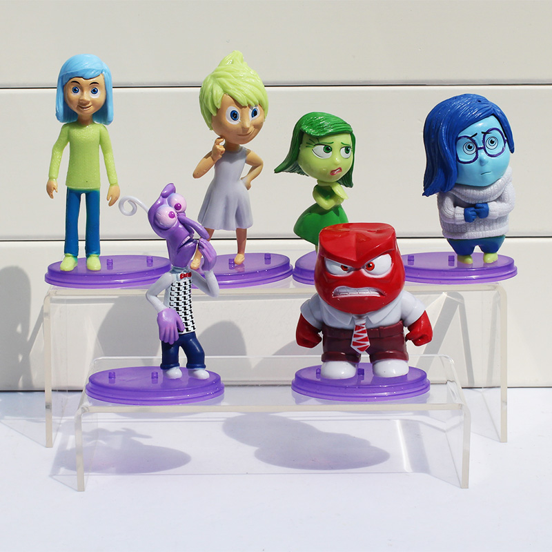 60Sets/lot Inside Out Toys Fear Anger Disgust Joy Sadness Figures Toy Model...