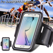 Waterproof Sport Running Armband For Samsung Galaxy S3/S4/ S5/S6/S6 Edge Gym Mobile Phone Arm Holder Belt Brush Leather Cover