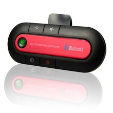 Wireless Bluetooth Slim Magnetic Handsfree Car Kit Speaker Phone Visor Clip