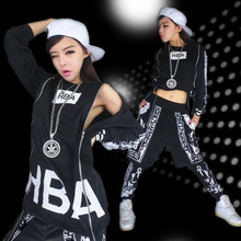 2016 Free Shipping DS new hiphop hip hop hip-hop pants costume acrobatics of jazz dance, modern dance dress women clothing