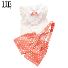 Baby Girl Children s Clothing Summer style girls dress sets petals short sleeve T shirt 3