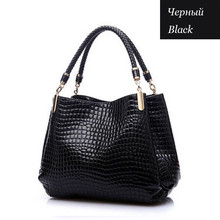 2015 Alligator Pu Leather Women Bolsas De Couro Fashion Sequined Shoulder Bag Zipper Ladies Handbags Bolsas Femininas