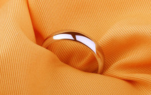 HOTsale Fashion top nice new pretty Unisex smooth gold color men women Stainless steel Ring fashion