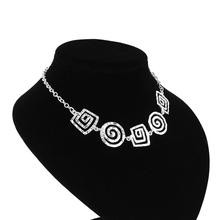 New Hot New Fashion 925 Sterling Silver Charm Necklace Pendent Choker Bib Jewelry Gift sterling silver