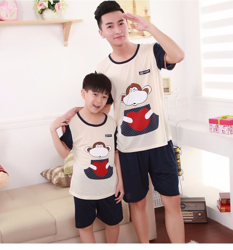 5 Family Matching Clothes Short Sleeve Tops+Shorts Family Set Clothes Printing Monkey Mother Daughter Family Matching Clothes