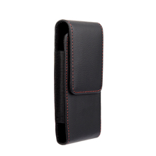 Red border Top grade Universal Holster Skin Waist hanging Belt Clip Leather Pouch Cover Case For Apple iphone 6 4.7inch Iphone6