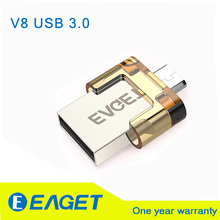 Eaget Original 8GB 16GB 32GB V8 micro OTG USB Flash Drive Pen Drive USB 2.0 for Smart Phone Tablet PC Computer 32GB Memory Stick