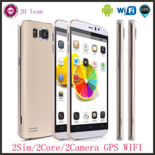 5 Inches 5.0″ Android 4.4.2 MTK6572 Dual Core Cell Phones RAM 512MB ROM 4GB Unlocked WCDMA GPS QHD IPS Smartphone 3000mAh