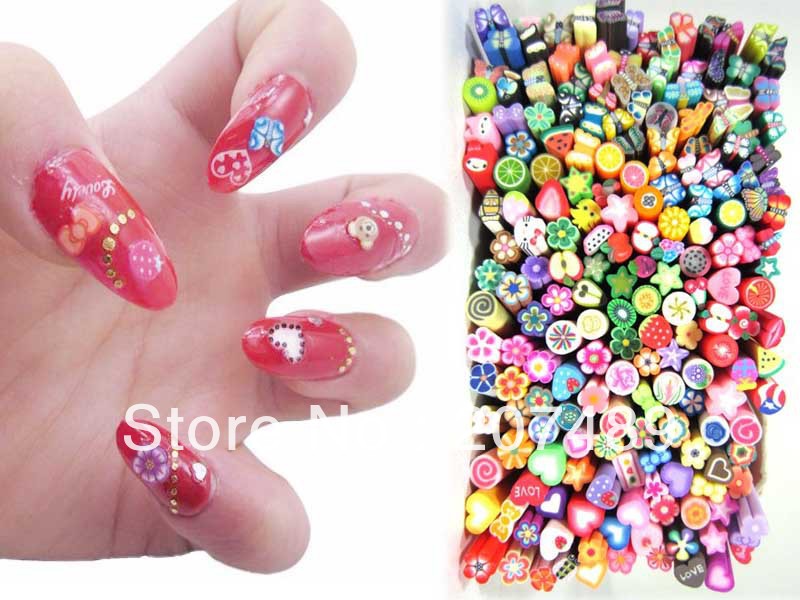 wholesale retail Multi 10 series option canes polymer clay nail art Cutted Manicure decorations care beauty make up