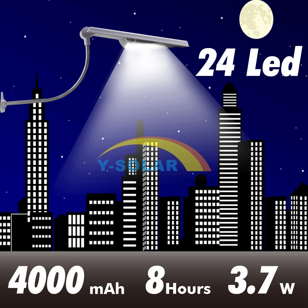 Updated Super Bright 24 LEDs Solar Street Light LED On the Wall Waterproof Solar Lamp Sensor Security Adjustable Spot Lighting Updated Super Bright 24 LEDs Solar Street Light LED On the Wall Waterproof Solar Lamp Sensor Security Adjustable Spot Lighting
