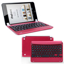 Mecal Aluminum Wireless Bluetooth Keyboard Case Smart Cover For Apple for iPad Mini