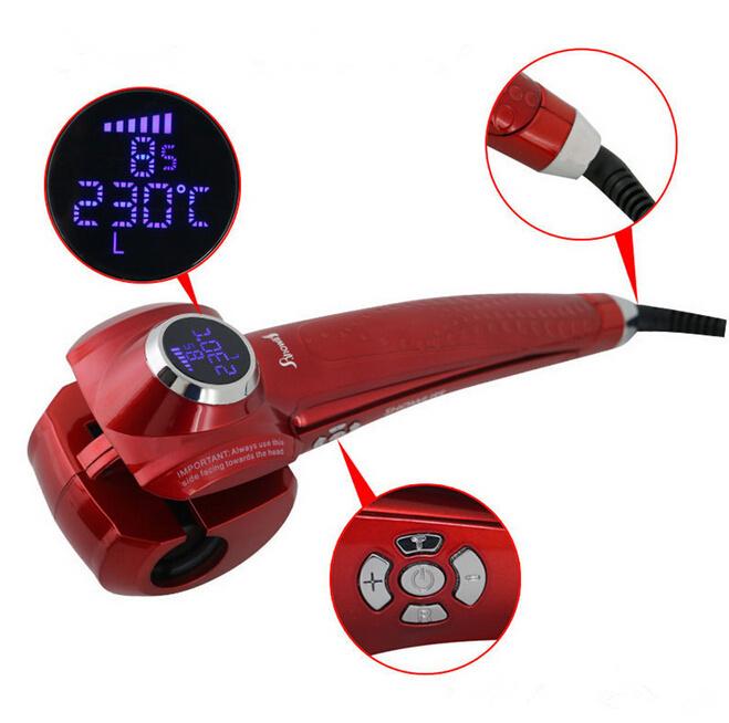 2015 New Pro Hair Curler Styler Heating Hair Styling Tools Automatic Hair Curl Roller Curling Wand EU US Plug