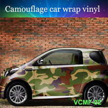 152cmx50cm Hot high quality camo vinyl wrap self adhesive vinyl film white camouflage car vinyl film