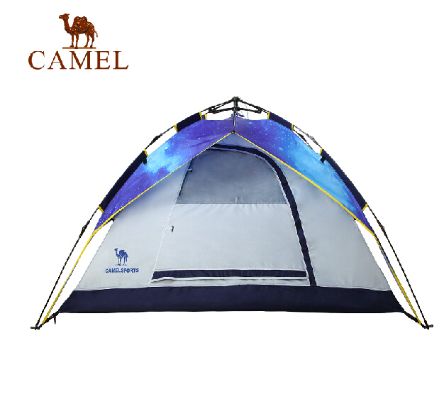 Camel camel for outdoor tent hiking camping tent windproof double layer four seasons tent