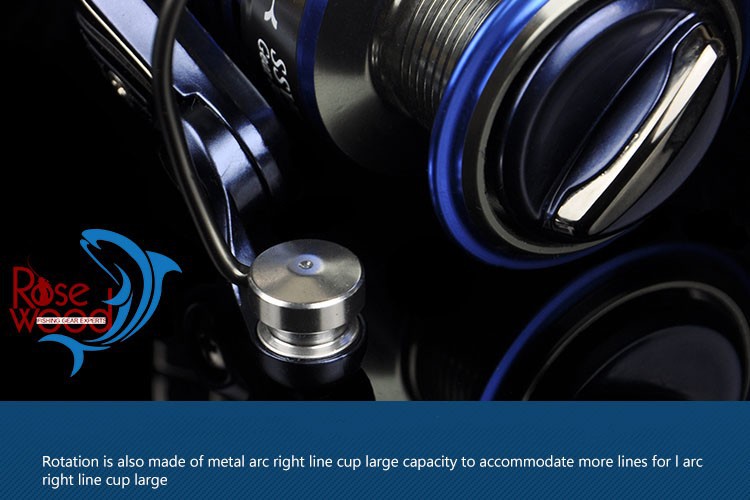 rosewodd fishing 10+1BB cheap spinning reels 1000 2000 3000 4000 5000 6000 7000 best saltwater beach boat rock sea lure ice spinning fishing reel  (5)