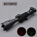 Tactical 4 16X50 EG Optics Riflescope Red Green Dot Illuminated Reticle Fiber Sight Scope With 20mm