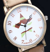 2015 HOT Selling NEW Fashion Women s Ladies Quartz Watch Five Star Shape PU Strap Round