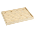 LAN LIN rings jewelry receive tray yellow linen display tray fashion rings Display Show storage earring
