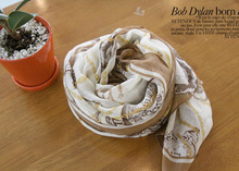 HR27 Voile summer style desigual long Korean fashion flower print voile scarf women scarves shawls desigual