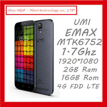 Original Umi Max MTK6752 4G LTE FDD Phone 2GB Ram 16GB Rom Octa core 5.5″ 1920*1080 FHD 13MP Camera Android 4.4 Mobile Phone