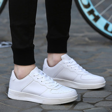2016 Famous Brand Design PU Men Casual White Shoes Spring Autumn Unisex Breathable Flats Walking Shoes Deportivas Zapatos Hombre