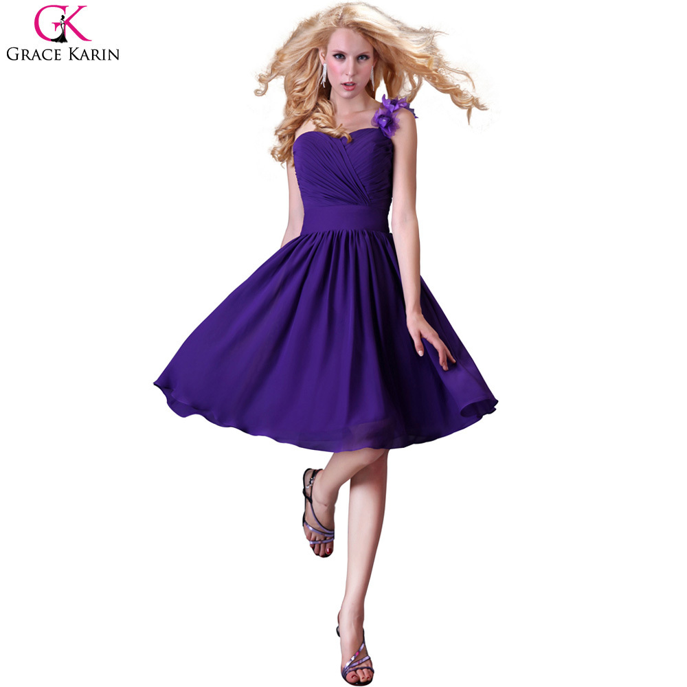 semi formal dresses purple