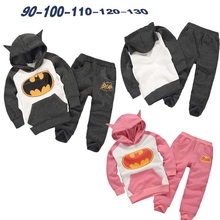 Retail New Fashion 2016 Children Outfits Tracksuit Batman Clothing Children font b Hoodies b font 
