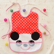 Baby Bibs 2016 Fashion Infant Cartoon bear waterproof Toddler baby Saliva Towels Burp Cloths For Children Self Feeding Care