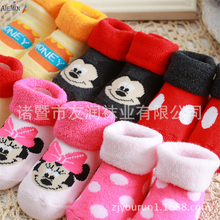 2016 popular 0-1 year baby cotton socks high quality breathable baby keep warm spring cloth toddler anti slip floor socks