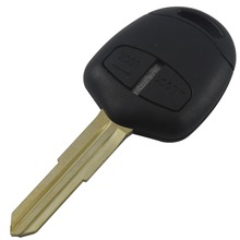 2 Buttons Remote Key Shell for MITSUBISHI Pajero Triton Lancer Evo Key Case Replace 2B with Groove on Left