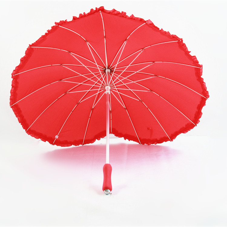 Heart Pattern Umbrella | red heart pattern love umbrella bride long handled Heart Pattern Umbrella | red heart pattern love umbrella bride long handled