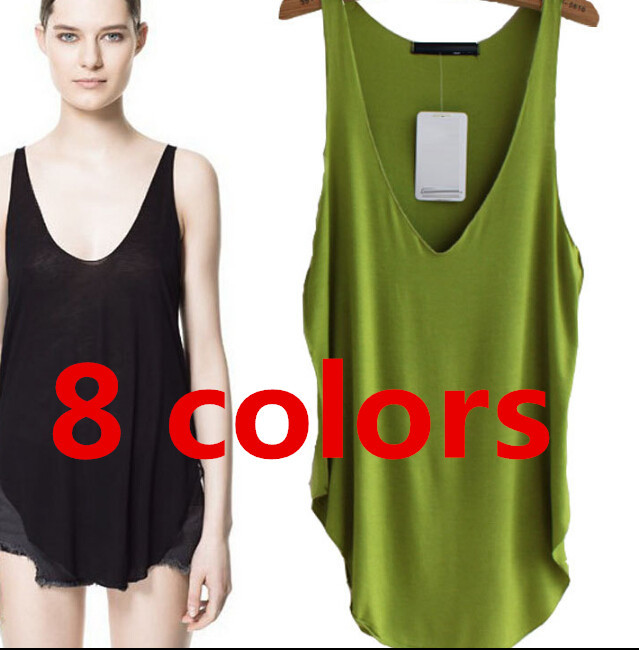 2015 Modal cotton Women\'s Summer Trendy Loose Slee...