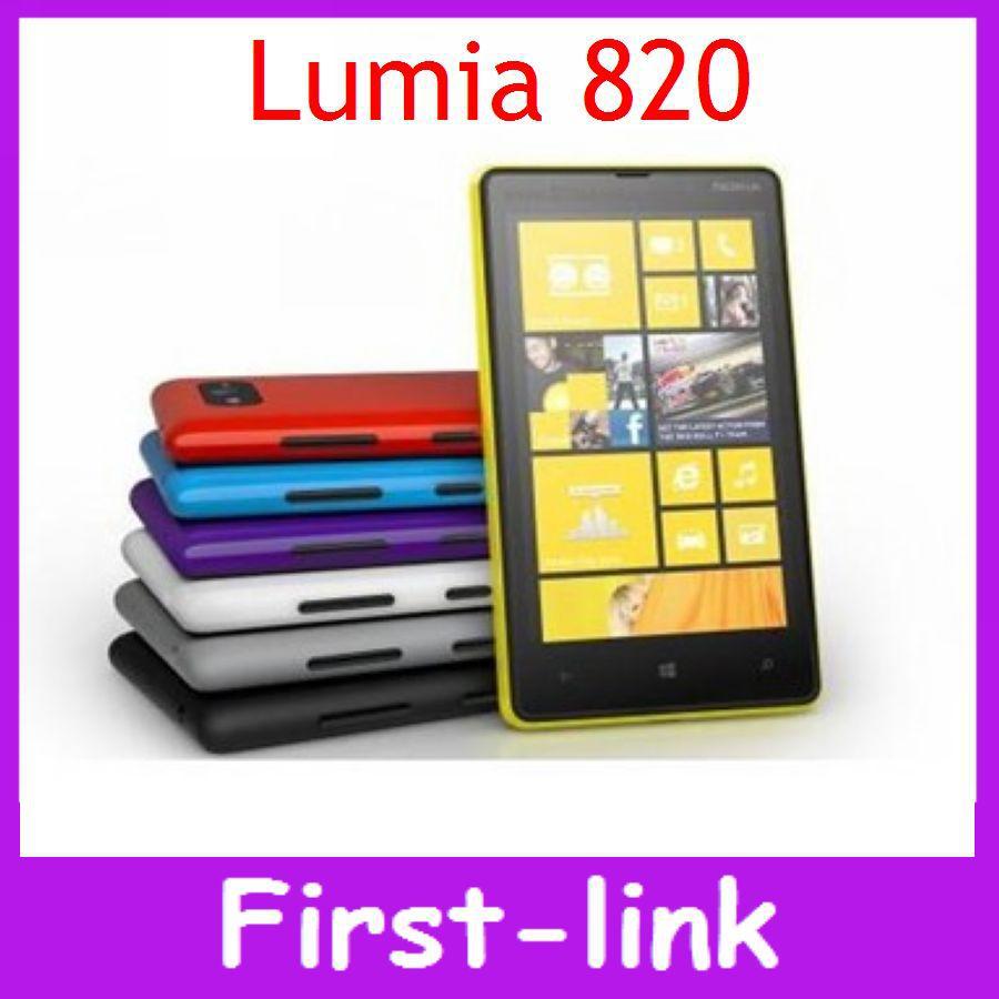 Unlocked Original Nokia Lumia 820 GPS 8GB 4 3 inch 8MP camera Smartphone