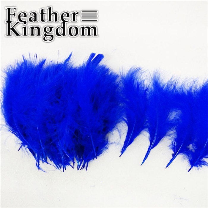 royal blue Turkey feather 1