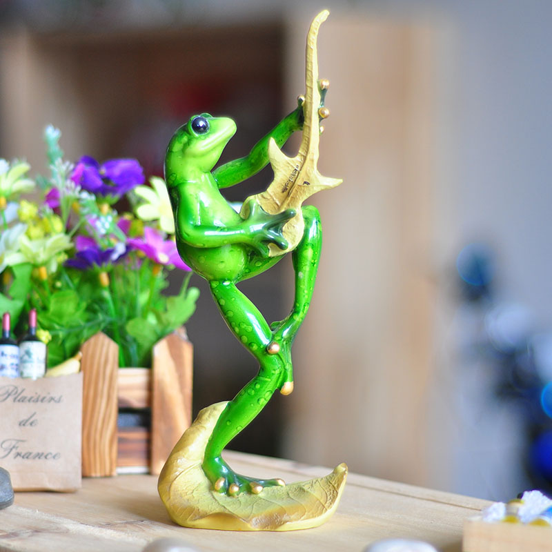 resin frog ornaments