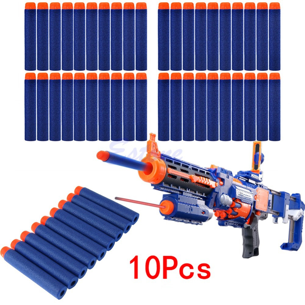 Гаджет  Free Shipping 10Pcs Toy Gun Refill Darts Bullet For Nerf N-strike Series Blasters 7.2x1.2cm None Игрушки и Хобби