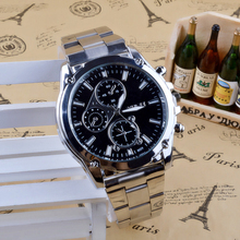 Excellent Quality Luxury Brand Watch Steel Bracelet Watch Mens Quartz Clock Hour Male Relojes Feminino Military Sport Watches