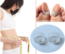 Health Care tool 1 pair Slimming Silicone Foot Massage Magnetic Toe Ring Fat Burning For Weight