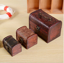 Retro Antique Style Wood Box/Chest for Jewelry/Makeup/tidbits