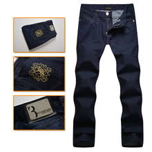 Billionaire italian couture men’s jeans 2016 fresh first rank commercial comfortable embroidery gentleman pants free shipping