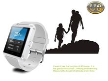 Smart Bluetooth Watch U8 U watch Wireless Smart UWatch WristWatch Answer and Dial the Phone Bluetooth Photograph Altitude Meter